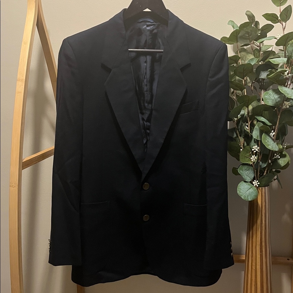 Vintage Yves Saint Laurent Wool Mens Suit Jacket
